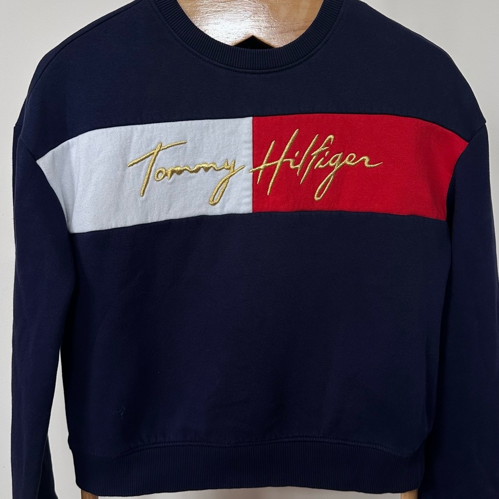 Tommy Hilfiger boys Navy Sweater